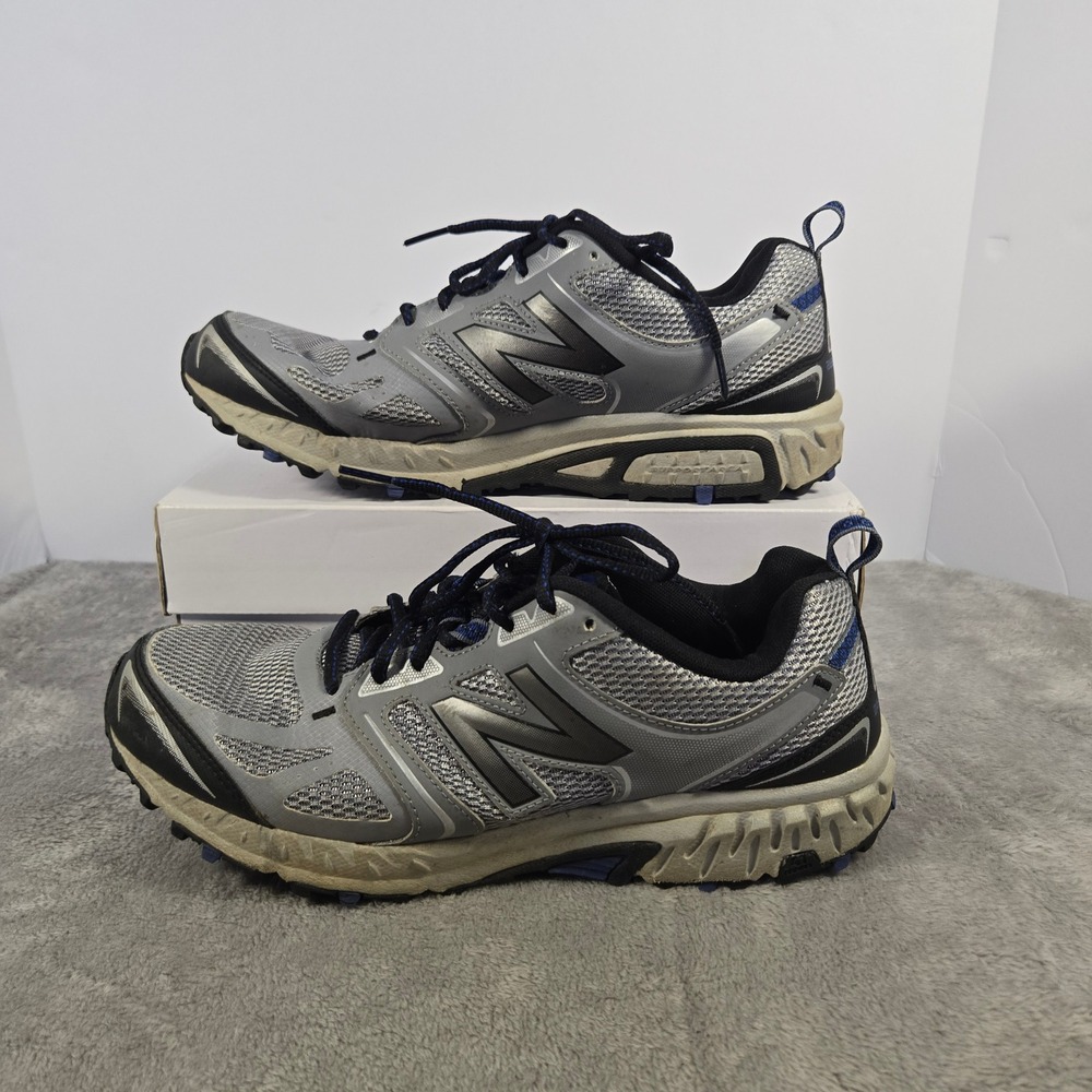 New Balance 412 v3 Techride All Terrain Mens Grey Blue Trail Running Shoes 11 4E